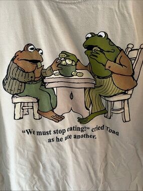 Frog and Toad Short Sleeve Graphic Tee - Cream